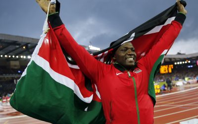Kenyan Javelin Thrower