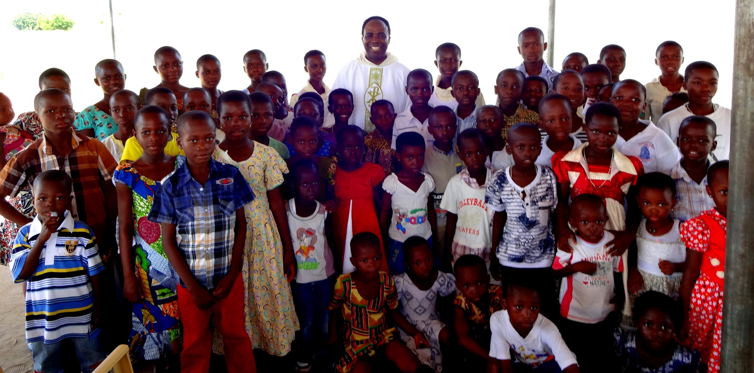 ​Aniedi Okure, OP with the Our Lady Seat of Wisdom Children’s Group 