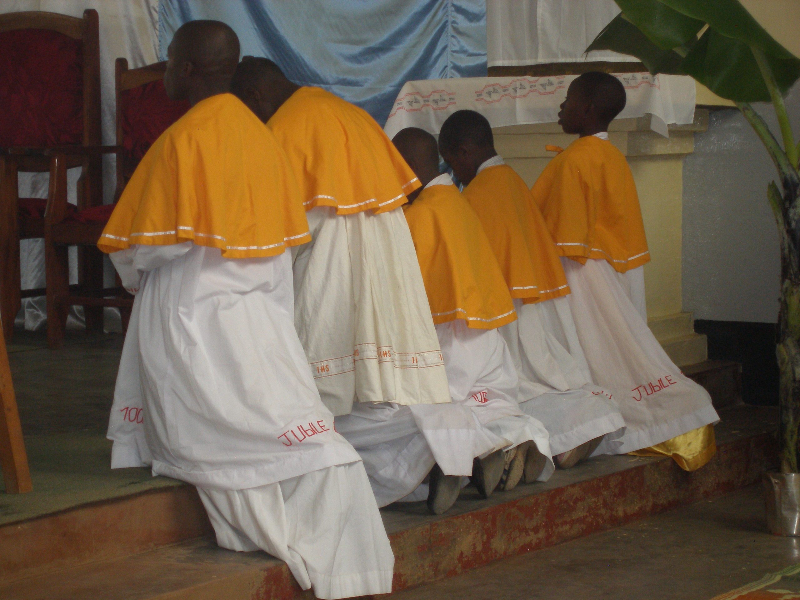 Altar Server Rugari Parish in Eastern D.R. Congo