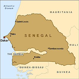 Independence Day for Senegal, April 4th