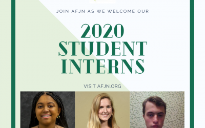 Summer’s Here and AFJN’s Interns are Already Hard at Work!
