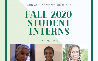 AFJN Welcomes Fall 2020 Interns!