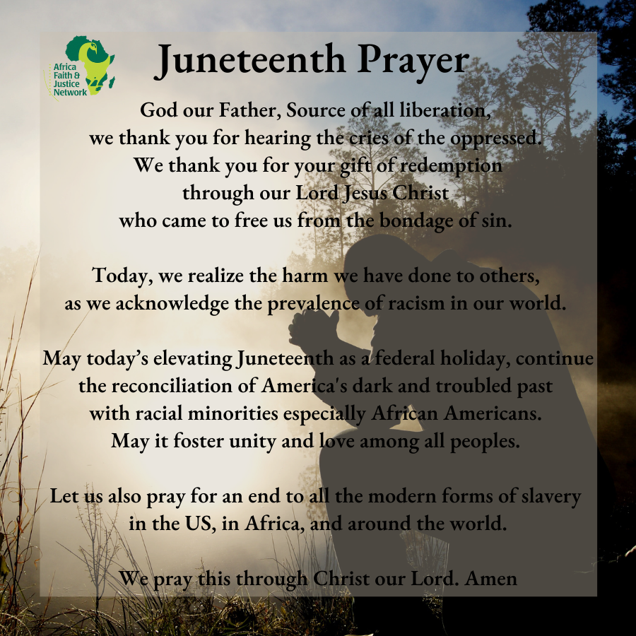 A Prayer To Celebrate Juneteenth A Light Of Hope For Freedom And 