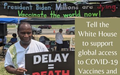 Action Alert: Tell White House to Support Global Vaccine Access!