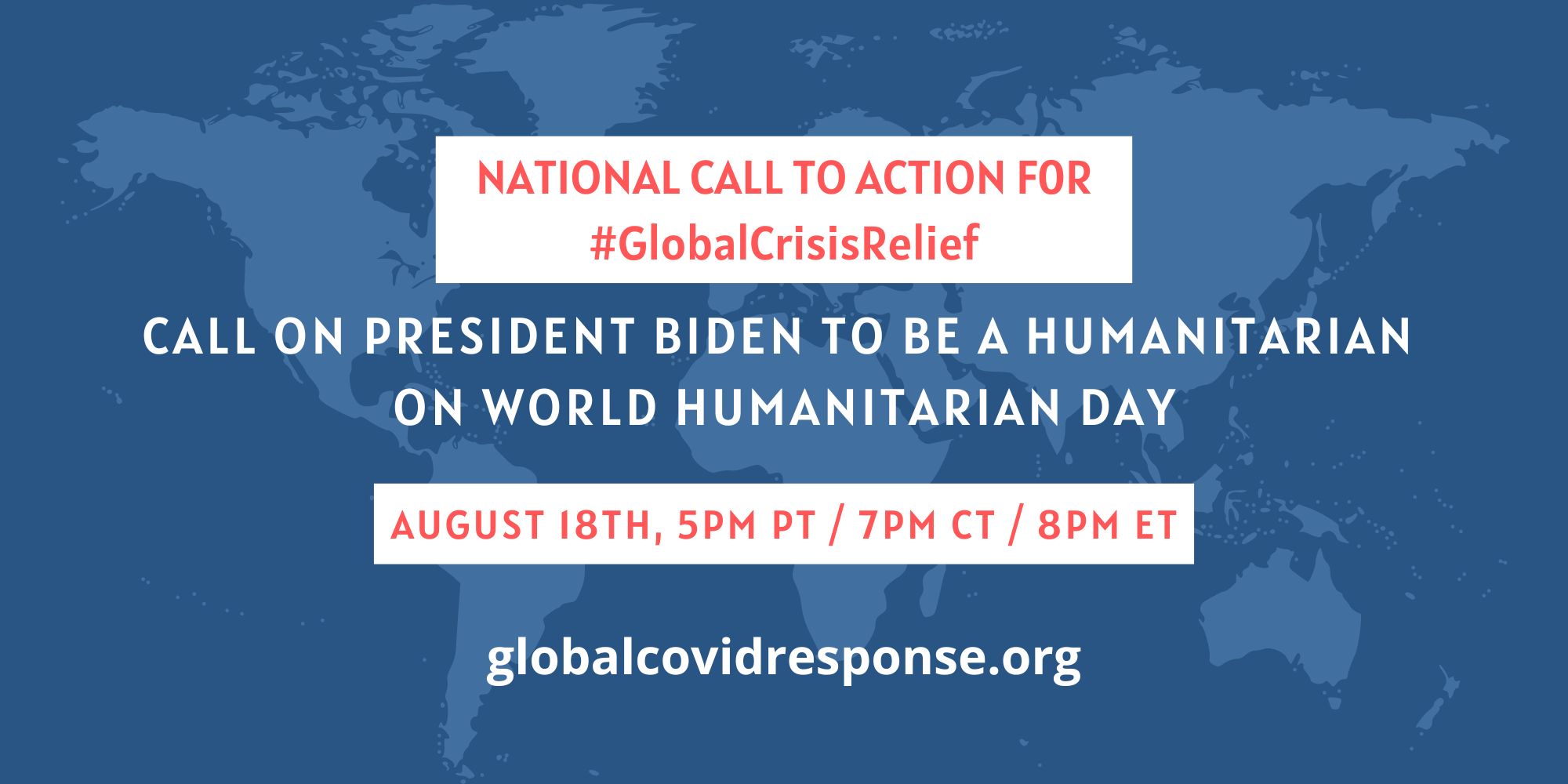 National Call to Action Global Crisis Relief