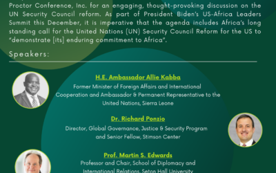 Reforming the UN Security Council: Why it must be on the US-Africa Leaders Summit Agenda 