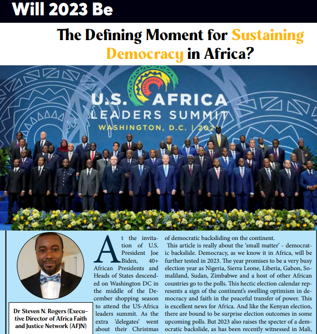 Dr. Rogers’ article published in SiERRAEYE Digital Magazine on the significance African elections in 2023