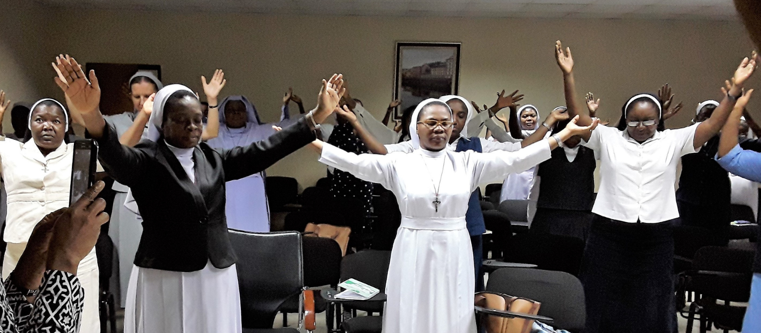Sisters praying