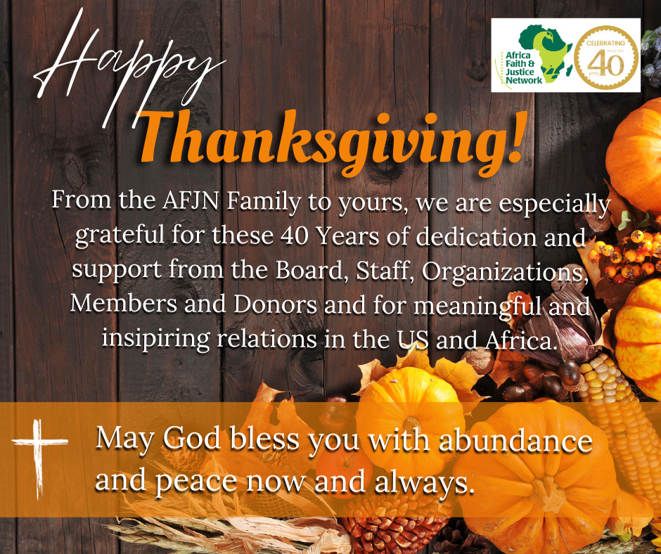 Happy Thanksgiving from AFJN