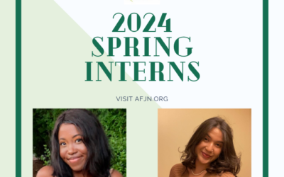 AFJN Welcomes Jolade Oshinkanlu and Jasmina Storen – Spring Interns