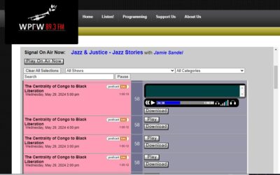 In the News: Jacques Bahati on WPFW 89.3 FM
