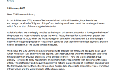 Coalition Letter to G-20 Finance Ministers