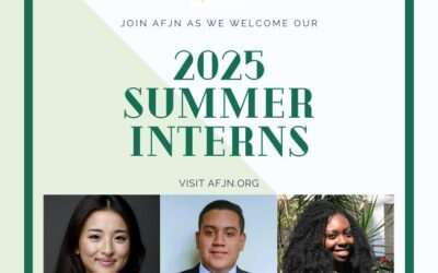 AFJN Welcomes Our 2025 Summer Interns