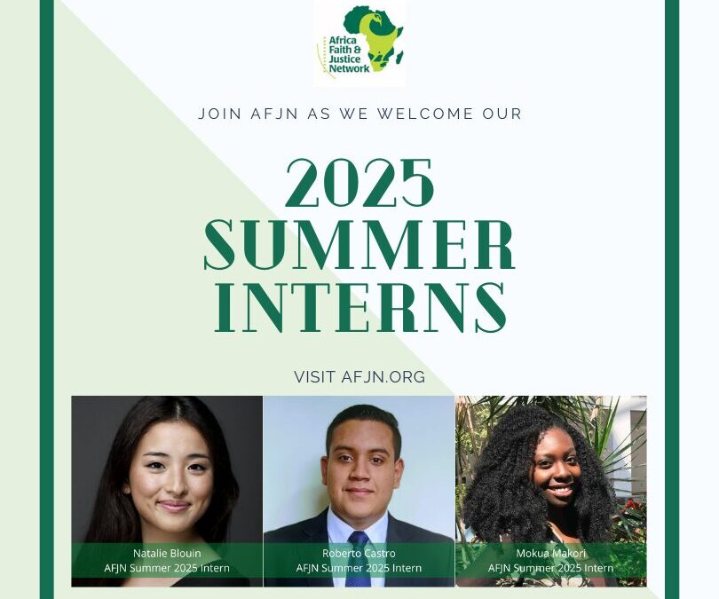 AFJN Welcomes Our 2025 Summer Interns