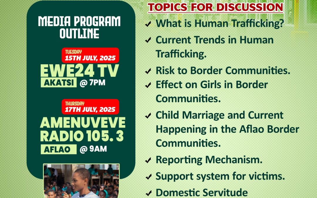 Event: AFJN Ghana on EWE24 TV and Amenuveve Radio 105.3