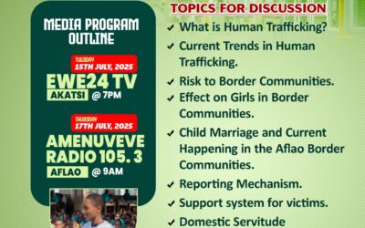 Event: AFJN Ghana on EWE24 TV and Amenuveve Radio 105.3