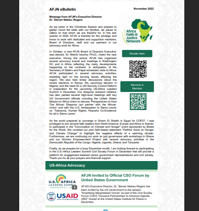 AFJN eBulletin | November 2022