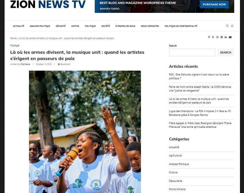 In the News: Unity for Diversity Project Featured in Zion News TV