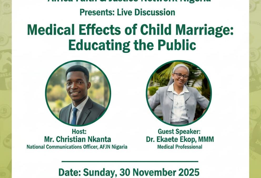 Facebook Live Discussion – Medical Effects of Child Marriage: Educating the Public