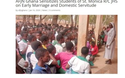 In the News: AFJN-Ghana Article on Student Outreach