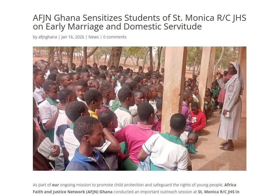 In the News: AFJN-Ghana Article on Student Outreach