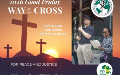 Join AFJN’s Dr. Rogers for Maryknoll’s Way of the Cross for Peace and Justice