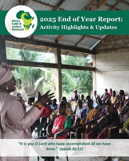 2025 AFJN End of Year Report: Activity Highlights & Updates
