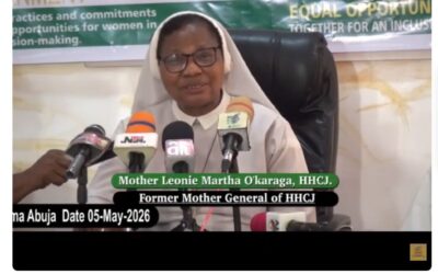 In the News – AFJN Nigeria Press Conference on Nigeria Women Representation in Governance Featured on Notre Dame Catholic Media