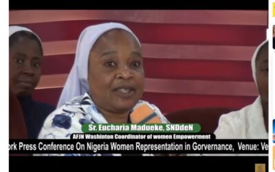In the News – AFJN Nigeria WEP Press Conference Coverage in Catholic Television of Nigeria