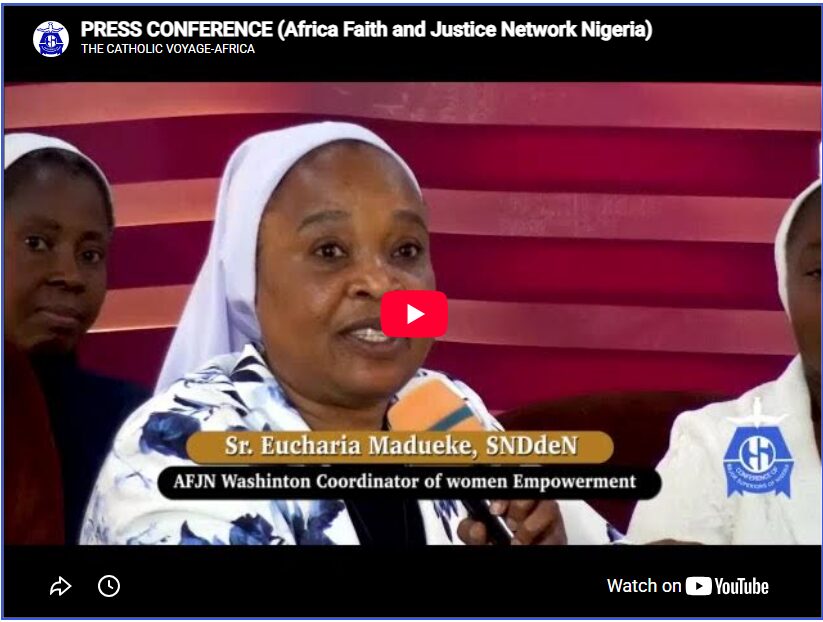In the News – WEP Press Conference Video Coverage in The Catholic Voyage-Africa