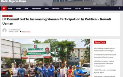 In the News – AFJN WEP Featured in Radio Nigeria Abuja