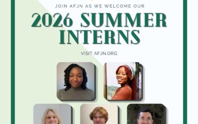 AFJN Welcomes Our 2026 Summer Interns